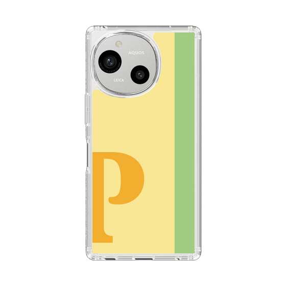 スリムプロテクションケース［ オリジナル - initial color line - P yellow ］
