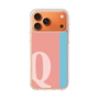 スリムプロテクションケース［ オリジナル - initial color line - Q pink ］