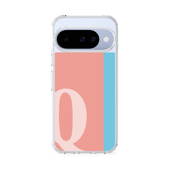 スリムプロテクションケース［ オリジナル - initial color line - Q pink ］