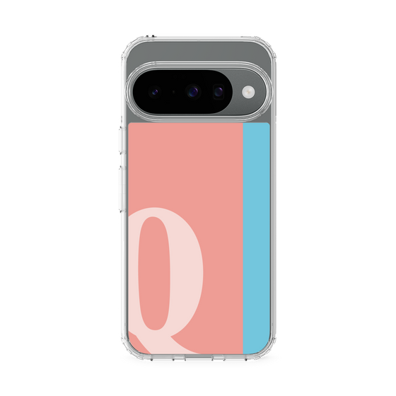 スリムプロテクションケース［ オリジナル - initial color line - Q pink ］