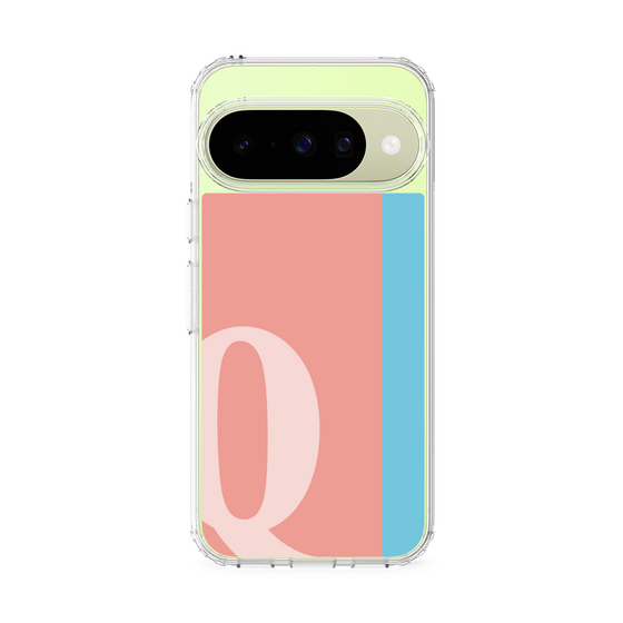 スリムプロテクションケース［ オリジナル - initial color line - Q pink ］