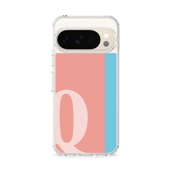 スリムプロテクションケース［ オリジナル - initial color line - Q pink ］
