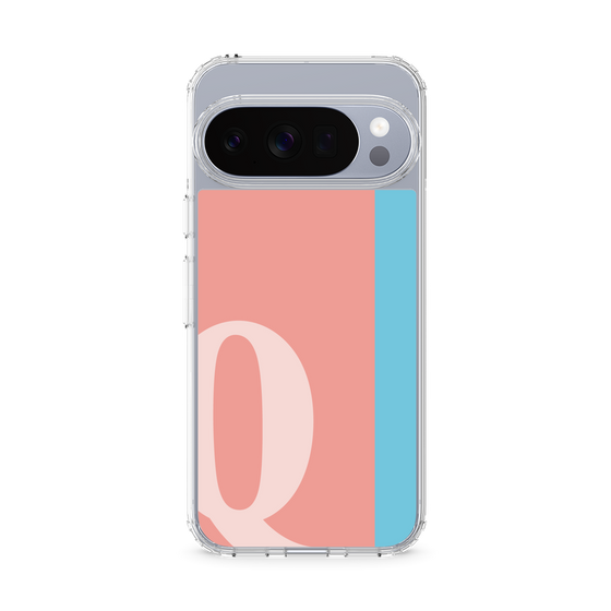 スリムプロテクションケース［ オリジナル - initial color line - Q pink ］