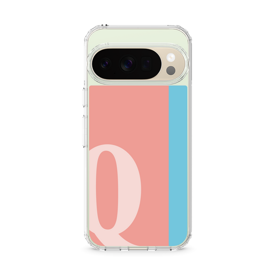 スリムプロテクションケース［ オリジナル - initial color line - Q pink ］