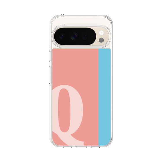 スリムプロテクションケース［ オリジナル - initial color line - Q pink ］