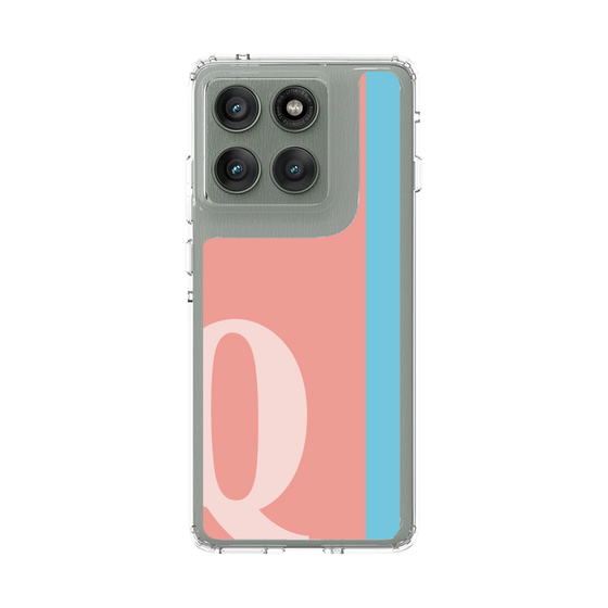 スリムプロテクションケース［ オリジナル - initial color line - Q pink ］