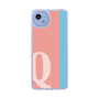 スリムプロテクションケース［ オリジナル - initial color line - Q pink ］