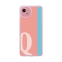 スリムプロテクションケース［ オリジナル - initial color line - Q pink ］