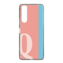 スリムプロテクションケース［ オリジナル - initial color line - Q pink ］