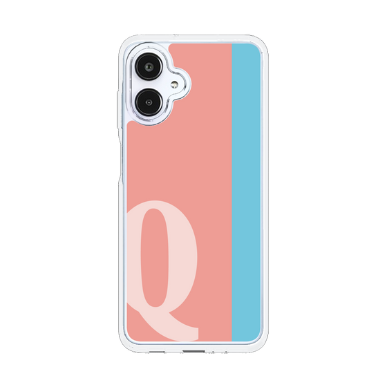 スリムプロテクションケース［ オリジナル - initial color line - Q pink ］