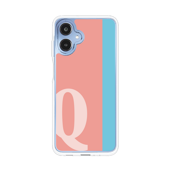 スリムプロテクションケース［ オリジナル - initial color line - Q pink ］