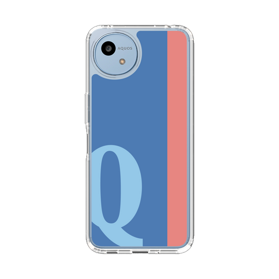 スリムプロテクションケース［ オリジナル - initial color line - Q blue ］