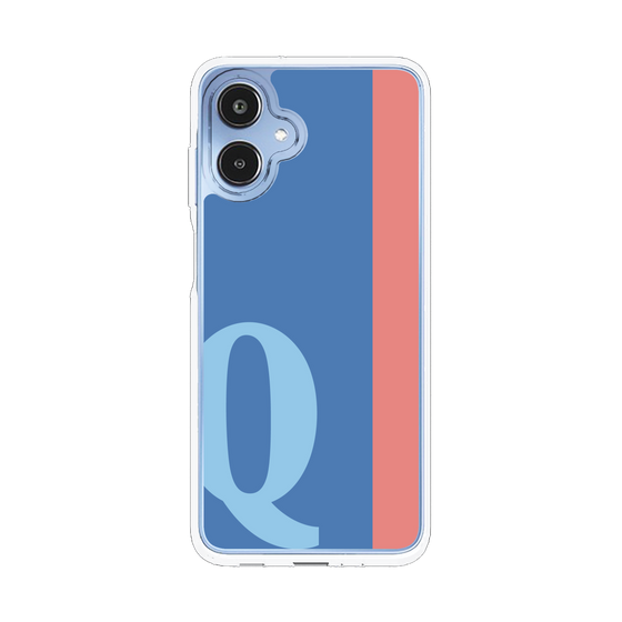 スリムプロテクションケース［ オリジナル - initial color line - Q blue ］