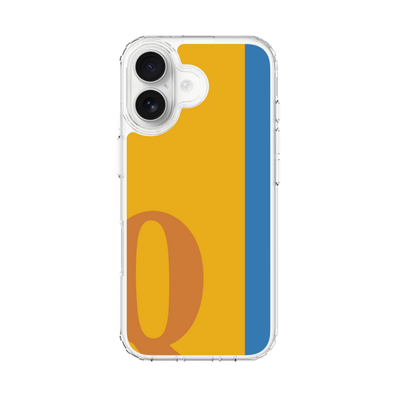 スリムプロテクションケース［ オリジナル - initial color line - Q orange ］