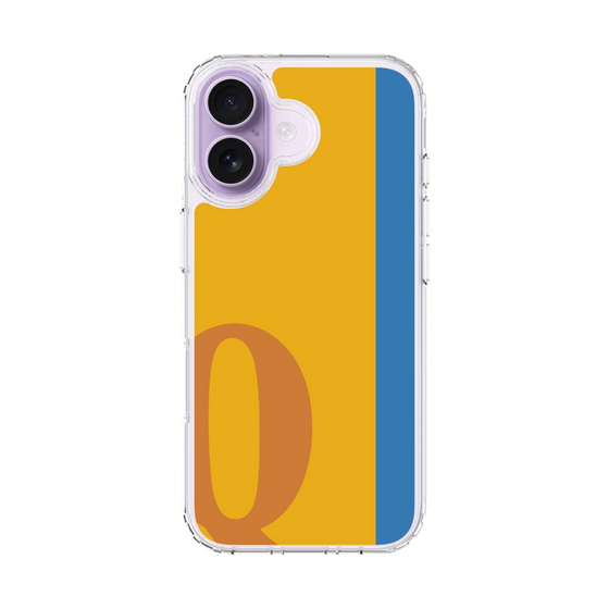 スリムプロテクションケース［ オリジナル - initial color line - Q orange ］