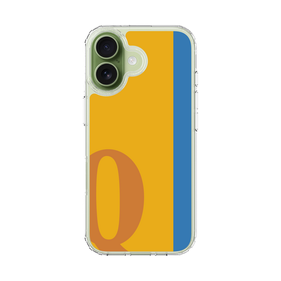 スリムプロテクションケース［ オリジナル - initial color line - Q orange ］