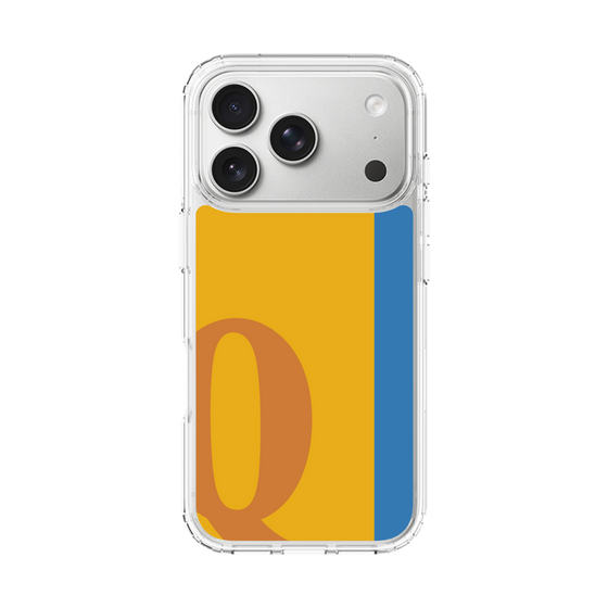 スリムプロテクションケース［ オリジナル - initial color line - Q orange ］