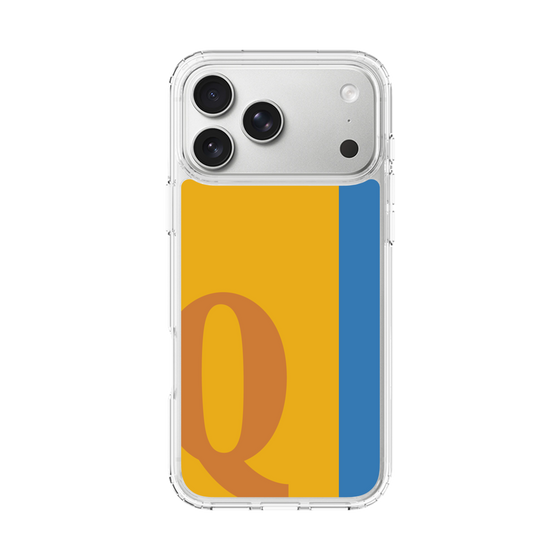 スリムプロテクションケース［ オリジナル - initial color line - Q orange ］
