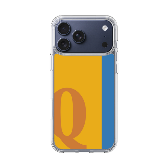 スリムプロテクションケース［ オリジナル - initial color line - Q orange ］
