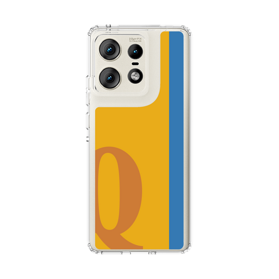 スリムプロテクションケース［ オリジナル - initial color line - Q orange ］