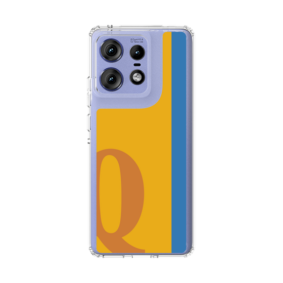 スリムプロテクションケース［ オリジナル - initial color line - Q orange ］