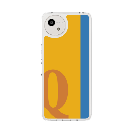 スリムプロテクションケース［ オリジナル - initial color line - Q orange ］