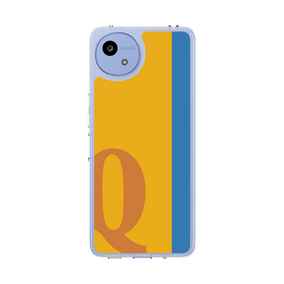 スリムプロテクションケース［ オリジナル - initial color line - Q orange ］
