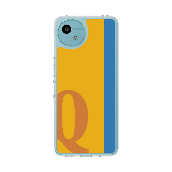 スリムプロテクションケース［ オリジナル - initial color line - Q orange ］