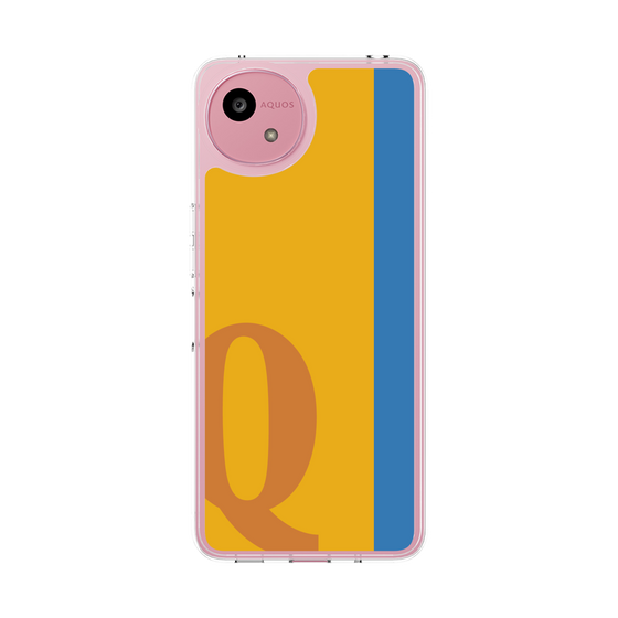 スリムプロテクションケース［ オリジナル - initial color line - Q orange ］