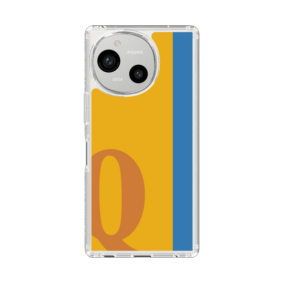 スリムプロテクションケース［ オリジナル - initial color line - Q orange ］