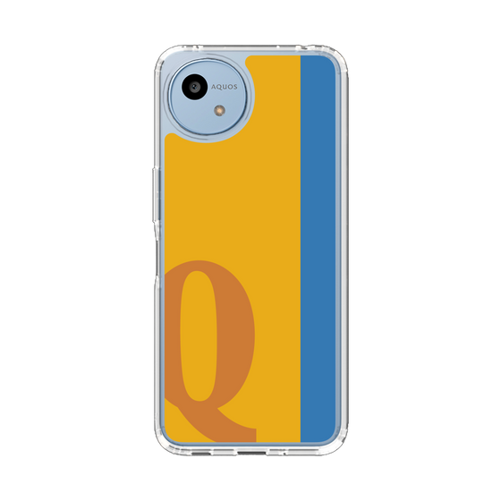 スリムプロテクションケース［ オリジナル - initial color line - Q orange ］