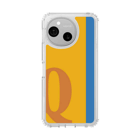 スリムプロテクションケース［ オリジナル - initial color line - Q orange ］