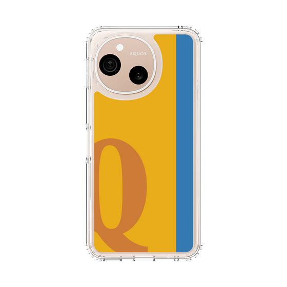 スリムプロテクションケース［ オリジナル - initial color line - Q orange ］