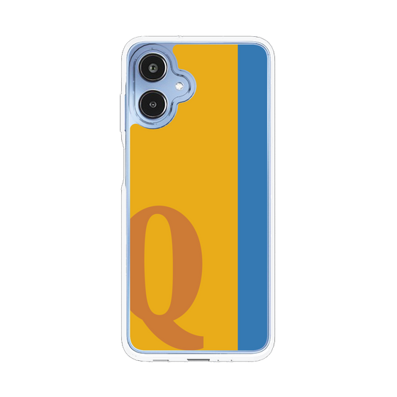 スリムプロテクションケース［ オリジナル - initial color line - Q orange ］