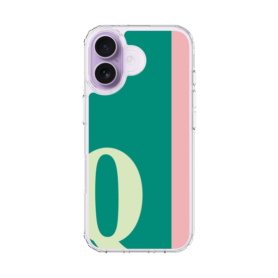 スリムプロテクションケース［ オリジナル - initial color line - Q green ］