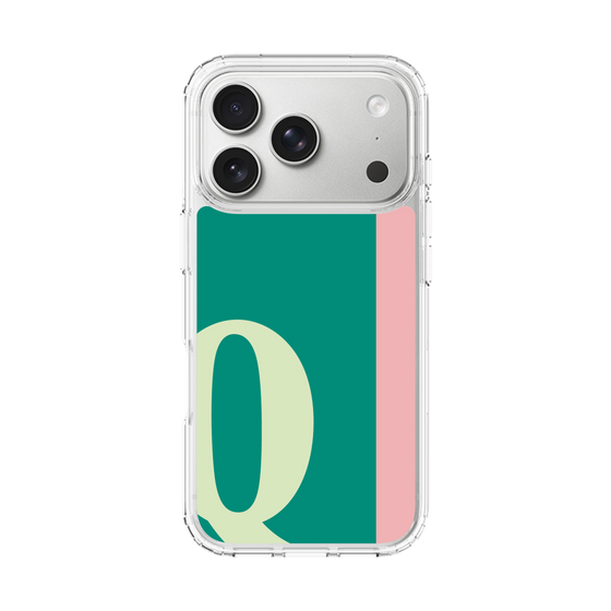 スリムプロテクションケース［ オリジナル - initial color line - Q green ］