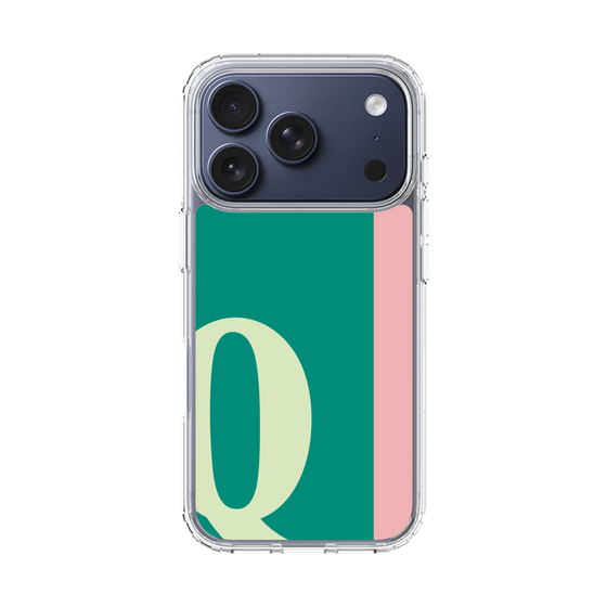 スリムプロテクションケース［ オリジナル - initial color line - Q green ］