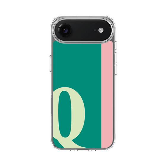 スリムプロテクションケース［ オリジナル - initial color line - Q green ］