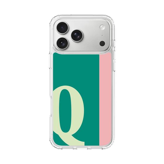 スリムプロテクションケース［ オリジナル - initial color line - Q green ］