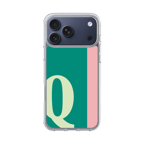 スリムプロテクションケース［ オリジナル - initial color line - Q green ］