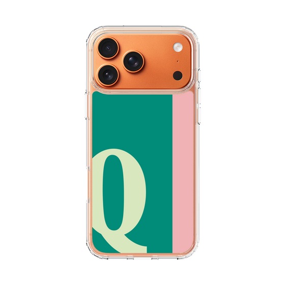 スリムプロテクションケース［ オリジナル - initial color line - Q green ］