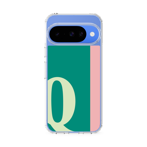 スリムプロテクションケース［ オリジナル - initial color line - Q green ］