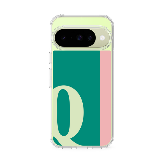 スリムプロテクションケース［ オリジナル - initial color line - Q green ］