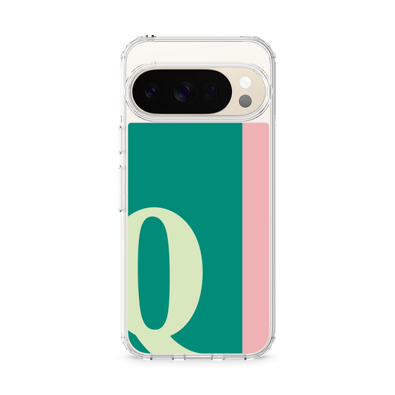 スリムプロテクションケース［ オリジナル - initial color line - Q green ］