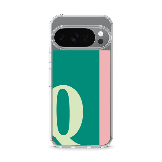 スリムプロテクションケース［ オリジナル - initial color line - Q green ］