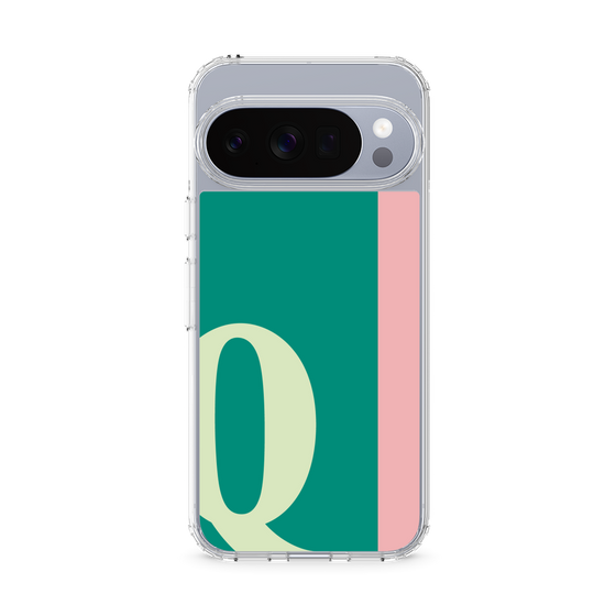 スリムプロテクションケース［ オリジナル - initial color line - Q green ］