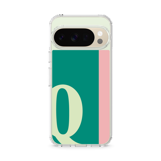 スリムプロテクションケース［ オリジナル - initial color line - Q green ］