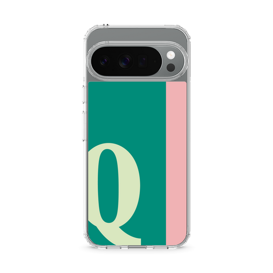 スリムプロテクションケース［ オリジナル - initial color line - Q green ］