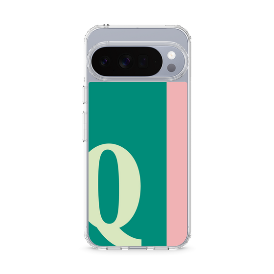 スリムプロテクションケース［ オリジナル - initial color line - Q green ］