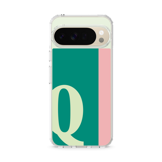 スリムプロテクションケース［ オリジナル - initial color line - Q green ］